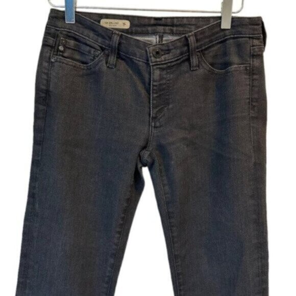 AG ADRIANO GOLDSCHMIED | The Ballad Slim Boot Dark Gray Denim Jeans Size 28 - Picture 3 of 8
